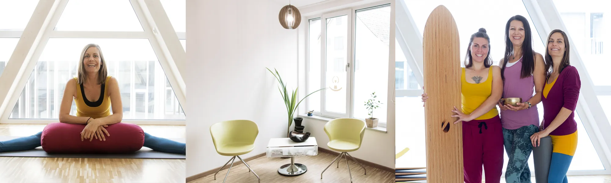 Über das Yoga- und Physiotherapiestudio Freiraum in Memmingen