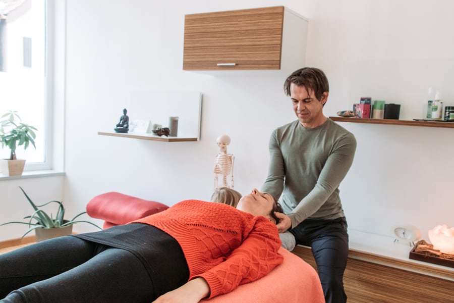 Physiotherapie Anwendung im Freiraum